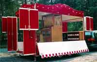 Calliope in trailer